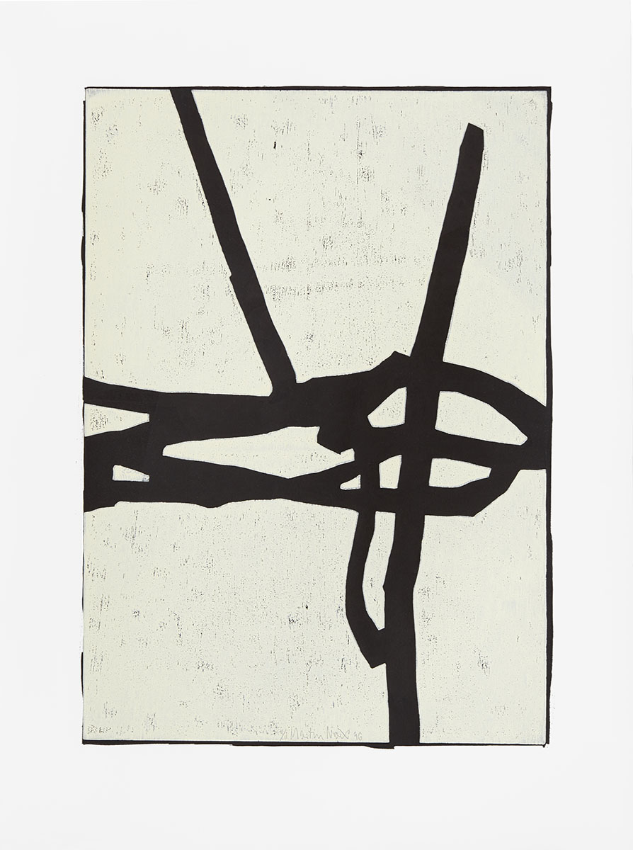 Serie Paris, 199560 x 42 cm auf 78 x 58 cmWoodcut on paperEdition: 11