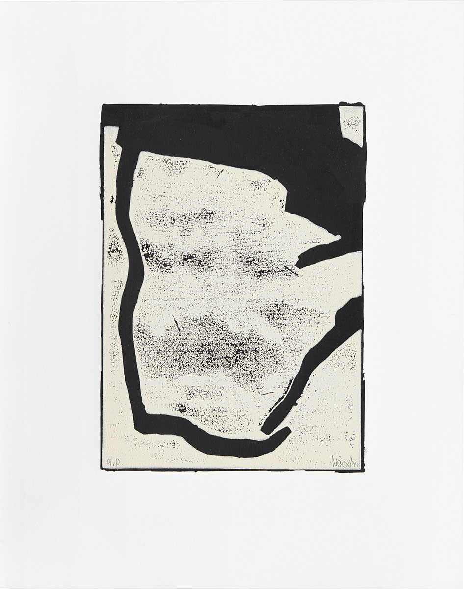 Serie Paris, 199431 x 21 cm auf 48 x 38 cm Woodcut on paper;ap 5