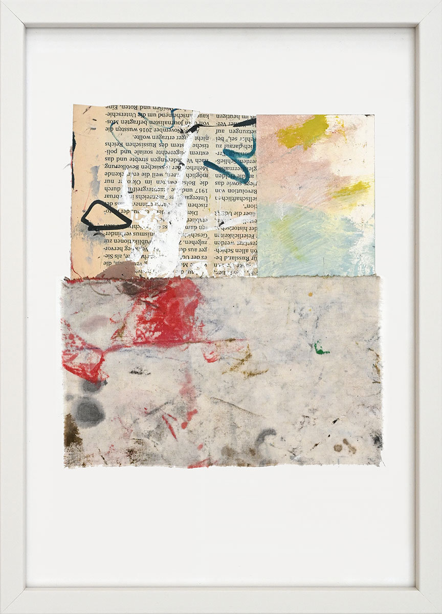 Aufräumen 3, 202319 x 17 cm in 29,7 x 42 cmCollage mixed media