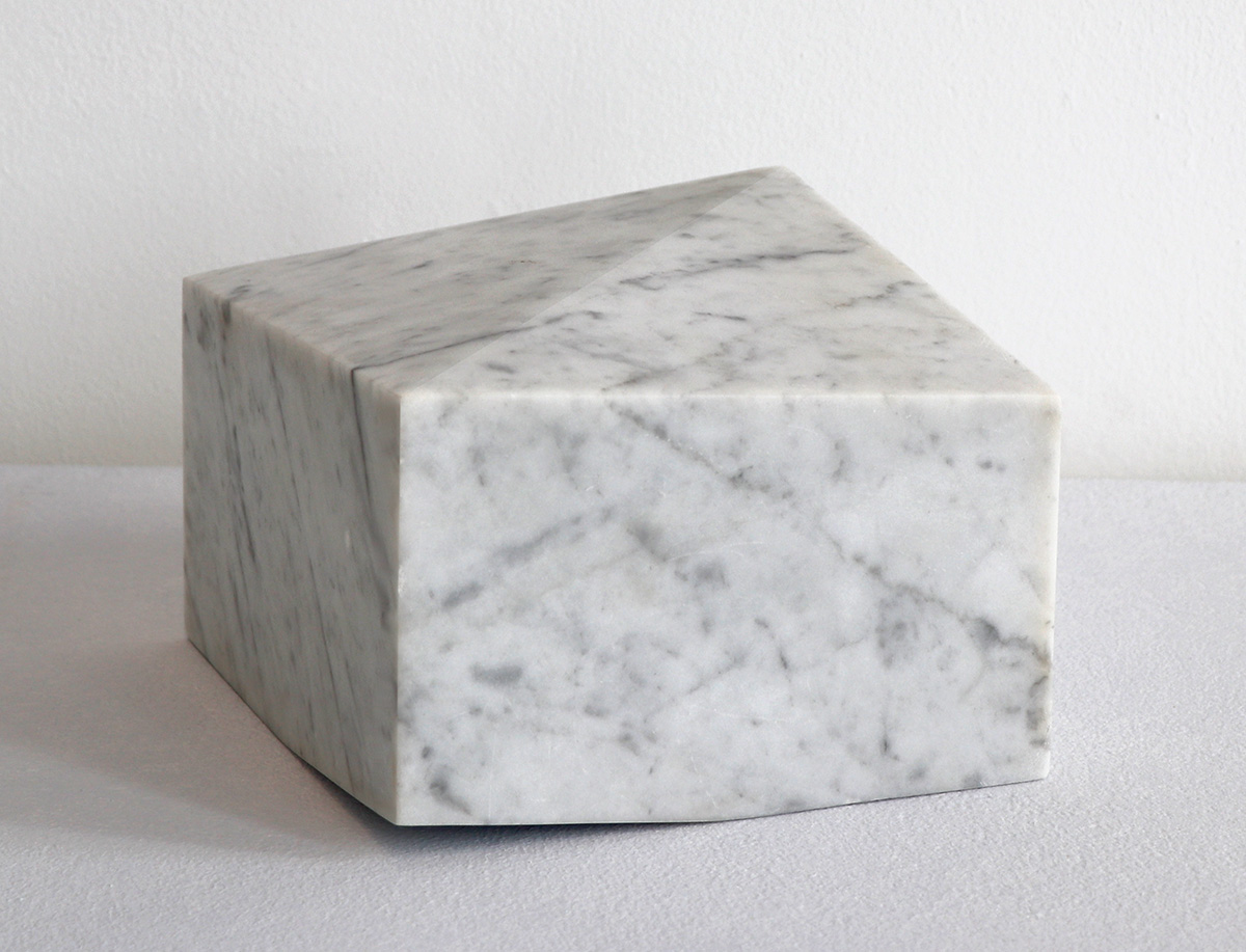 Meditation, 199018 x 18 x 12 cmCarrara marble