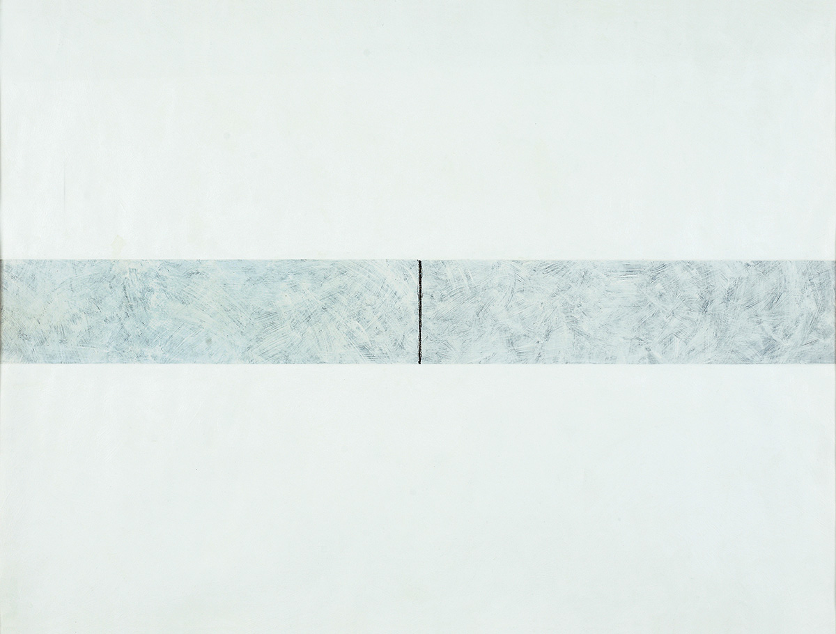 Meditation (Teilung 1), 197665 x 85 cmAcrylic on drawing board Meditation (Teilung 1), 197665 x 85 cmAcrylic on drawing board