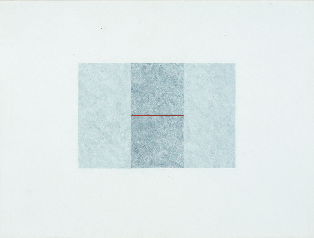 Meditation (Teilung 2), 197665 x 85 cmAcrylic on drawing board Meditation (Teilung 2), 197665 x 85 cmAcrylic on drawing board