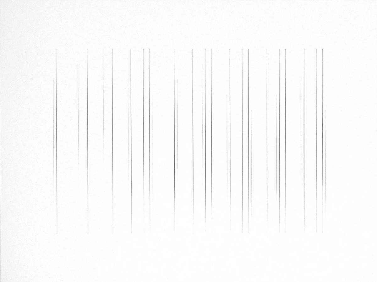 Passacaglia XXIX, 201041 x 61 cm in 63 x 81 cmFarbstift auf Papier; gerahmt 