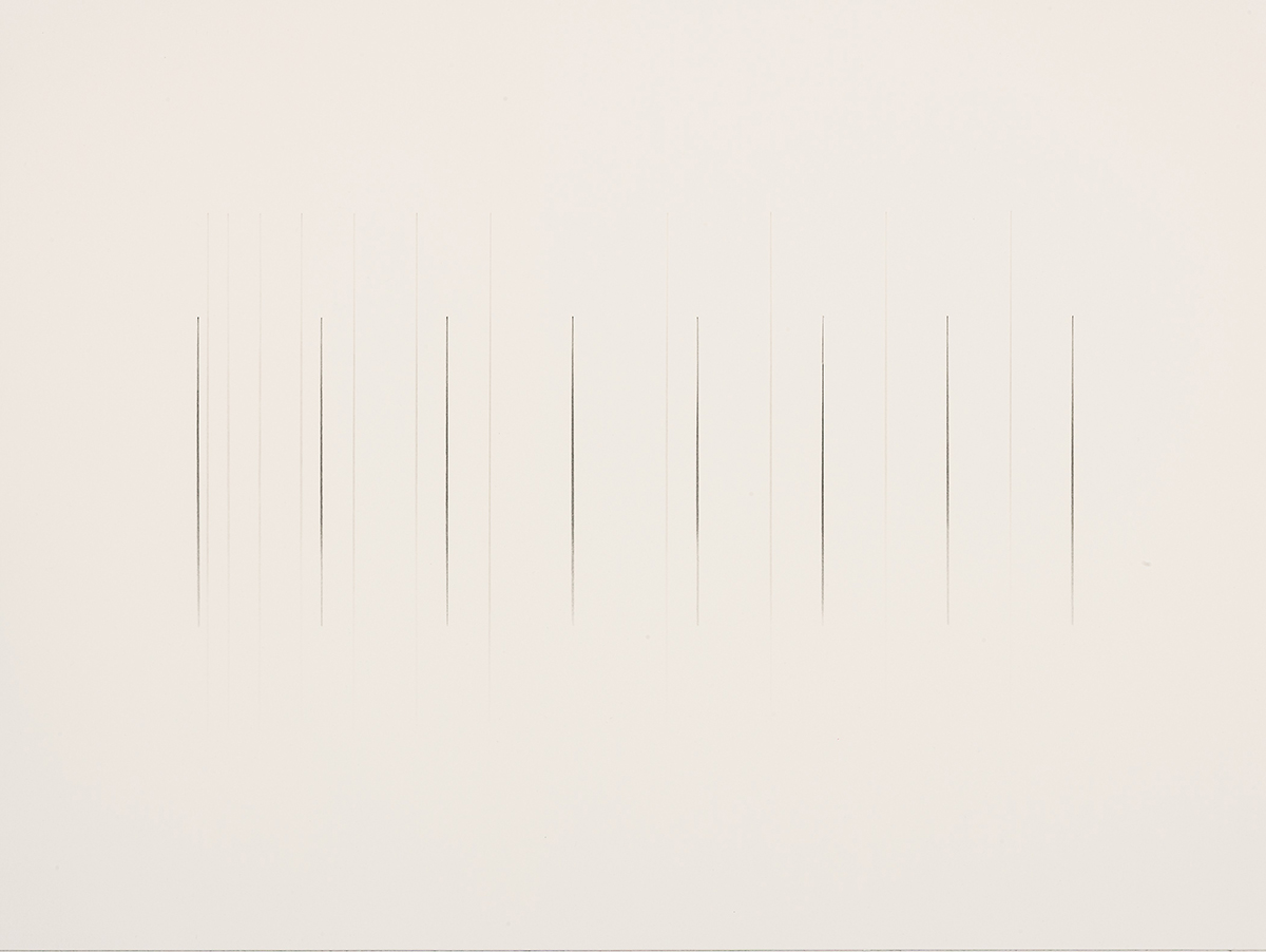 Passacaglia X, 201041 x 61 cm in 63 x 81 cmFarbstift auf Papier; gerahmt 