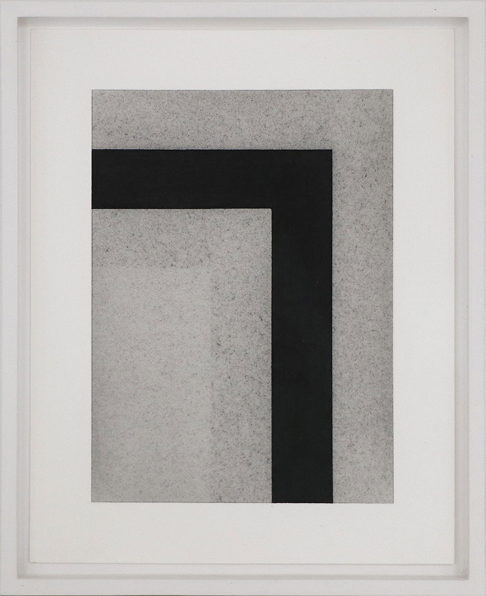 Corner 5, 200517,5 x 12,5 cm in 25 x 20 cmcharcoal on paper; framed