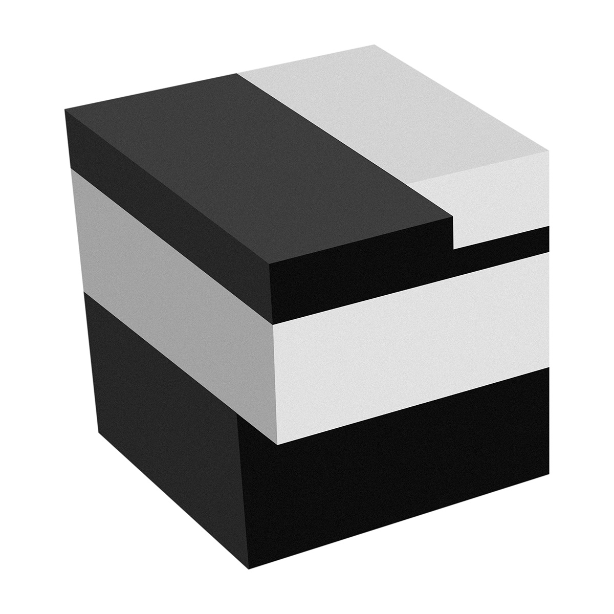 {FlatCube C8-22-2}, 202140 x 37 cmAcryl auf Holz