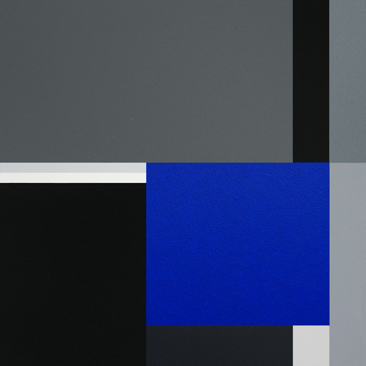 {Blue Square}, 201530 x 30 x 9 cmAcryl auf Holz