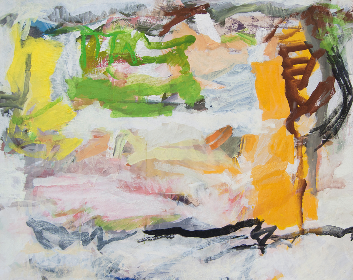 L08 (Winterlandschaft), 201396 x 120 cmAcryl auf Leinwand
