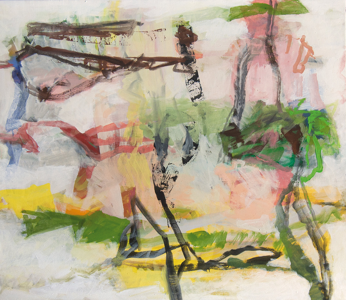 L07 (Winterlandschaft), 201396 x 110 cmAcryl auf Leinwand