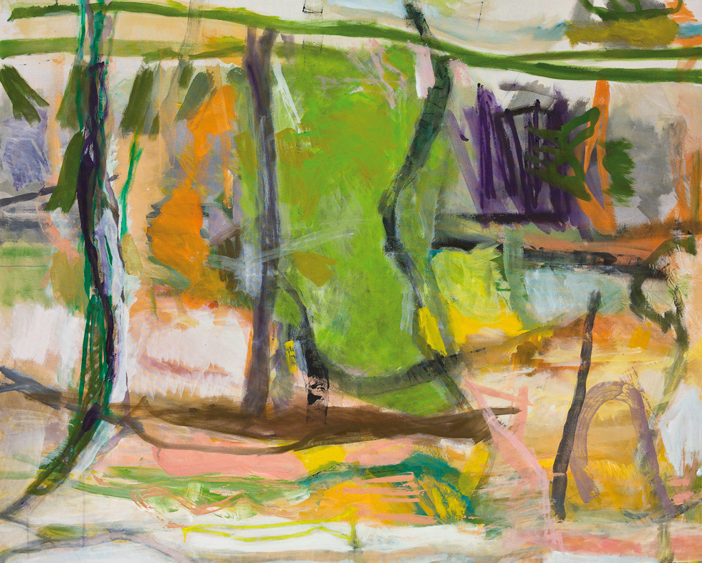Waldviertler Landschaft, 2009130 x 160 cmAcryl auf Leinwand