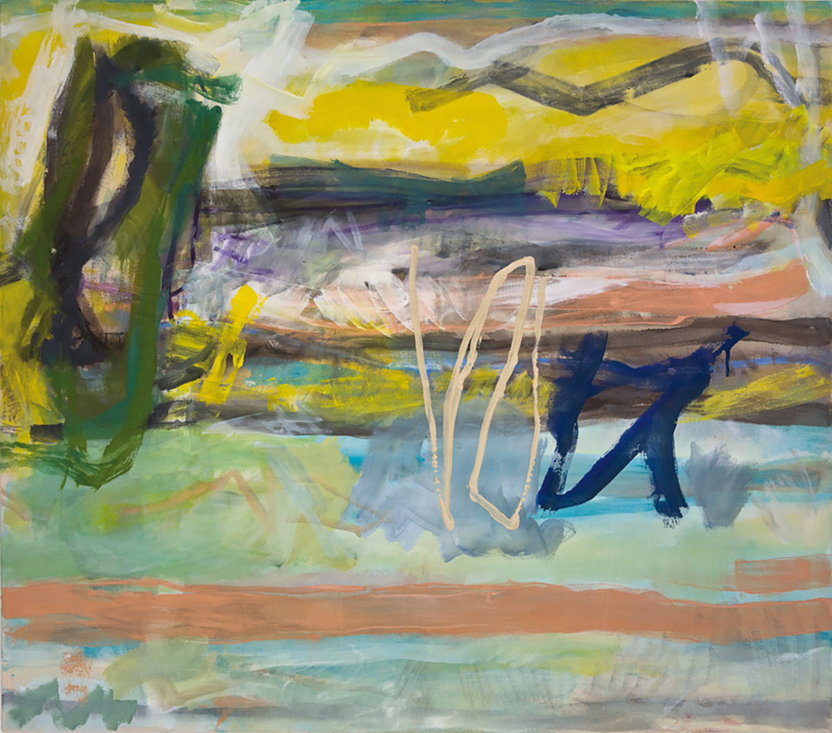 Waldviertler Landschaft, 2007115 x 130 cmAcryl auf Leinwand