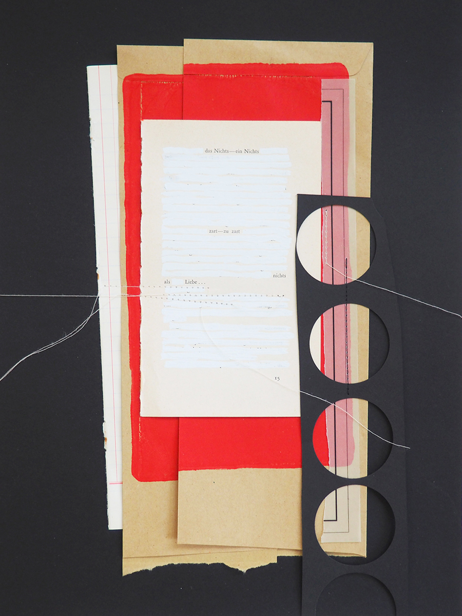 poem 15, 2023framed 40 x 30 cmCollage, mixed media