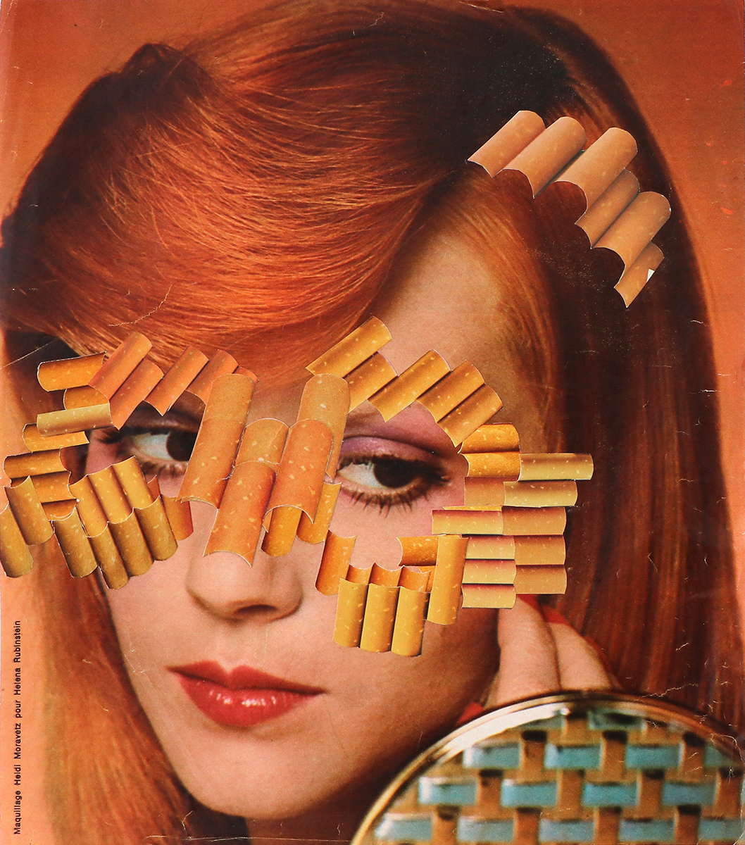 Eye decoration, 197026 x 22,7 cmCollage