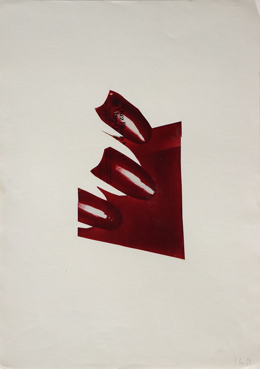 Ohne Titel, undatiert (1970er)22,5 x 14 cm auf 48 x 34 cmCollage