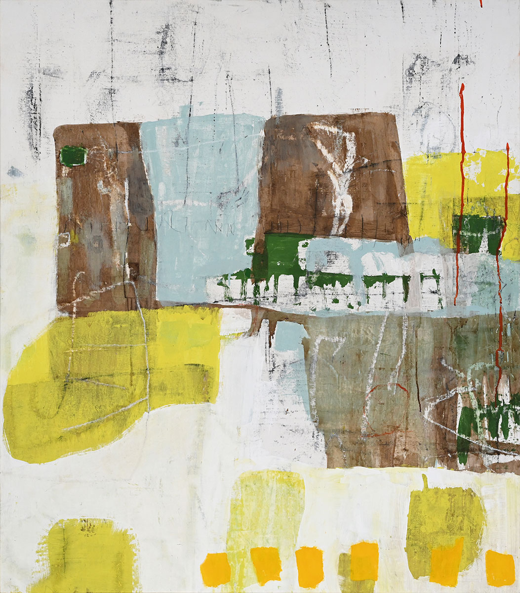 Stille Post, 2024117 x 97 x 4 cmmixed media on paper,  on plywood