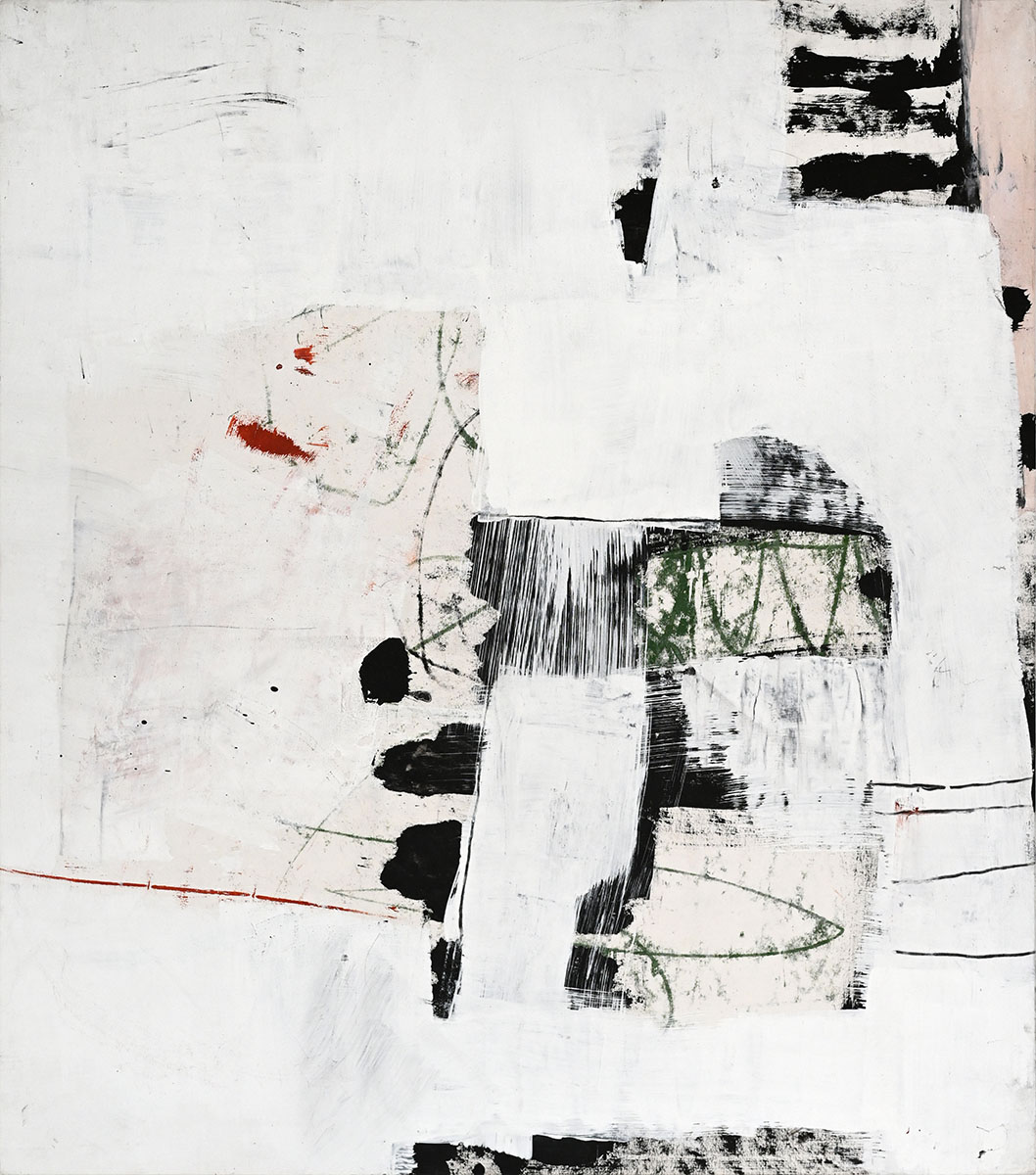Randnotizen, 202563 x 56 x 3 cmMixed media on paper, on plywood