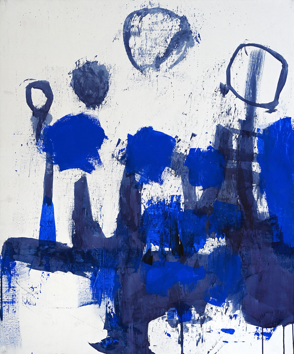 Inigo (Hineingehen), 2025117 x 97 x 4 cmMixed media on paper, on plywood