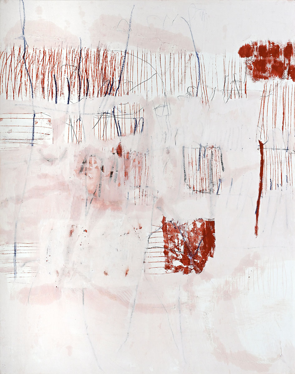 Wiener Linien ^, 2025123 x 97 x 4 cmMixed media on paper, on plywood