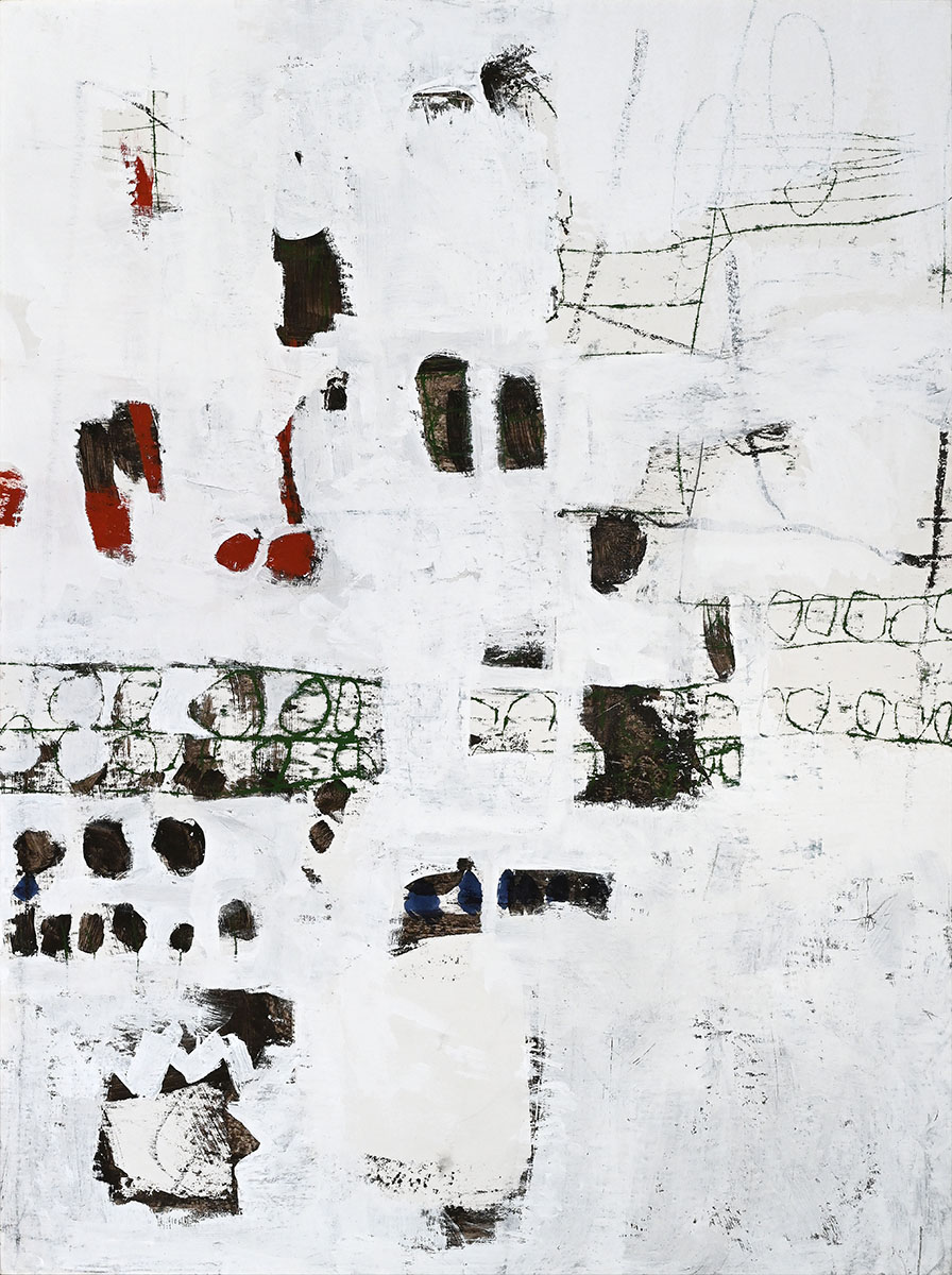 Verborgene Gefühle 2, 202697 x 72,5 x 4 cmMixed media on paper, on plywood