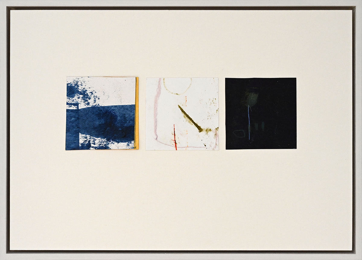 Memory 3#8, 20263 x 5,8 x 5,8 cm framed 20,5 x 28,5 cmMixed media on paper