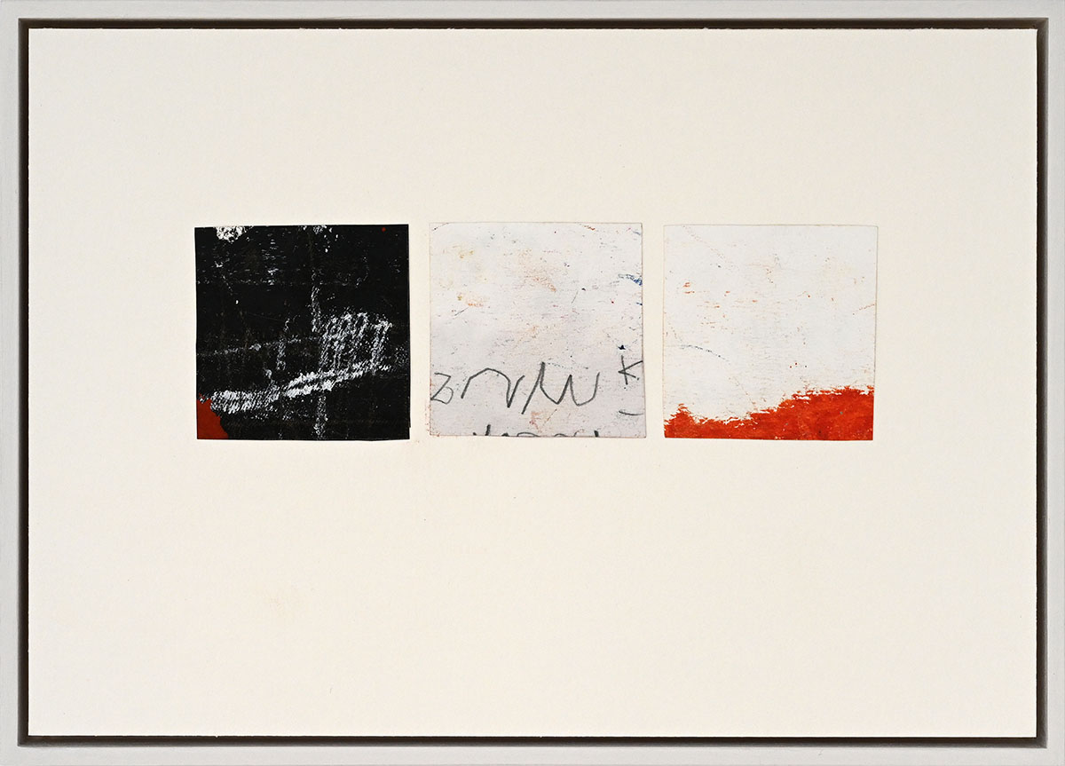 Memory 3#4, 20263 x 5,8 x 5,8 cm framed 20,5 x 28,5 cmMixed media on paper