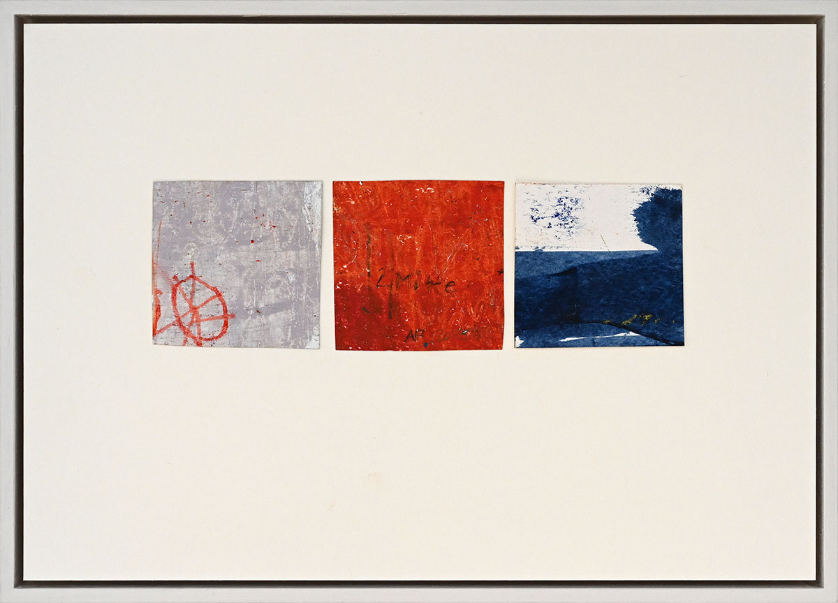 Memory 3#3, 20263 x 5,8 x 5,8 cm framed 20,5 x 28,5 cmMixed media on paper