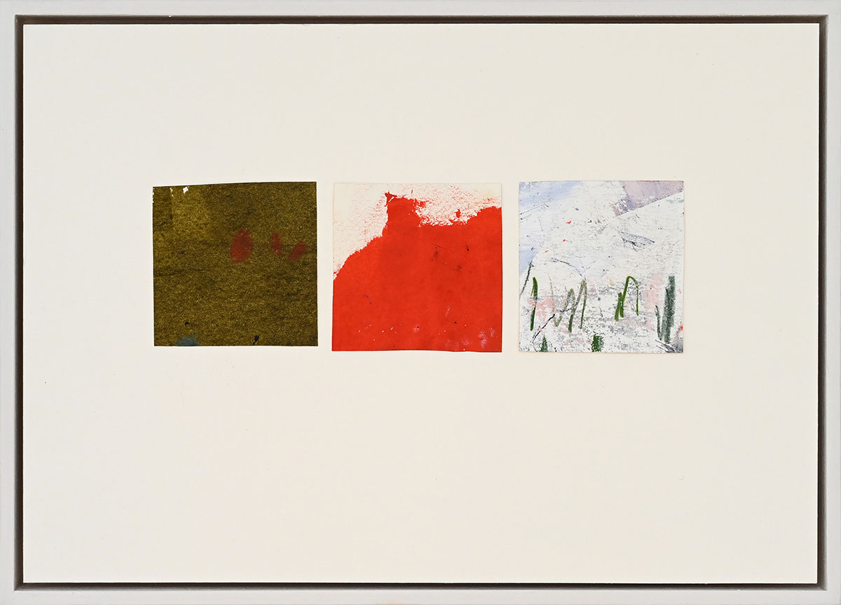 Memory 3#1, 20263 x 5,8 x 5,8 cm framed 20,5 x 28,5 cmMixed media on paper