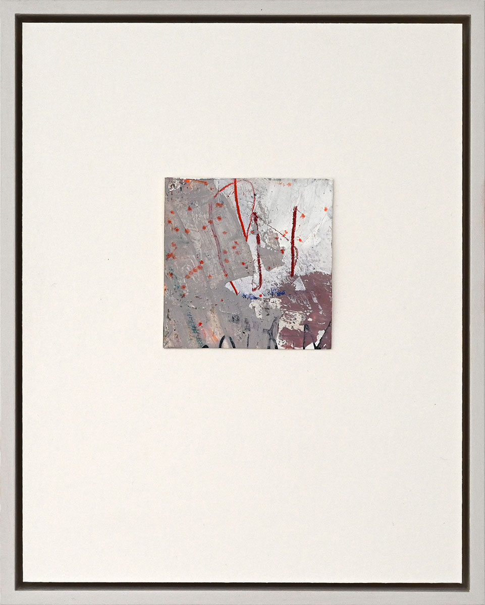 Memory 1#8, 20265,8 x 5,7 cm framed 20,6 x 16,5 cmMixed media on paper