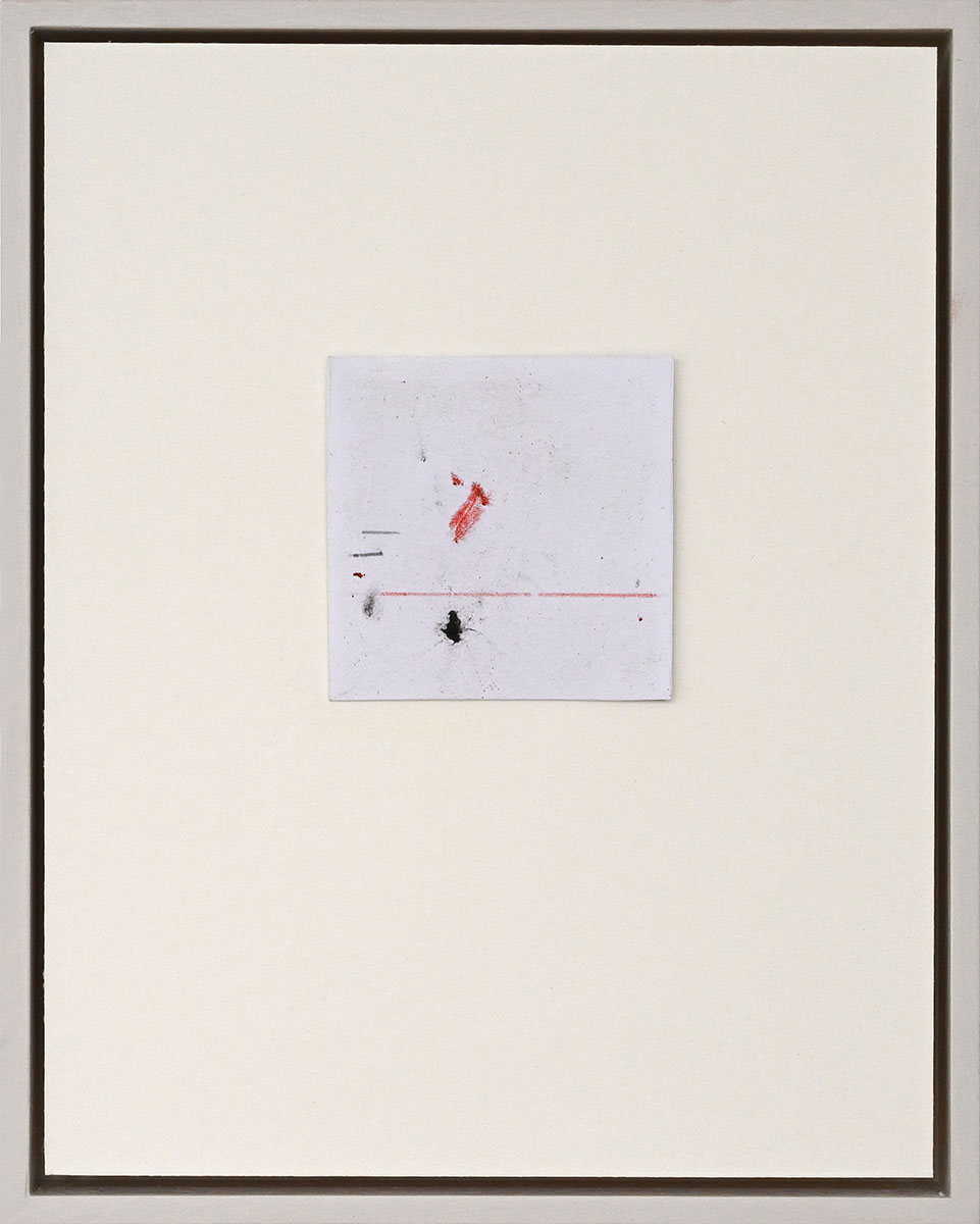 Memory 1#5, 20265,8 x 5,7 cm framed 20,6 x 16,5 cmMixed media on paper