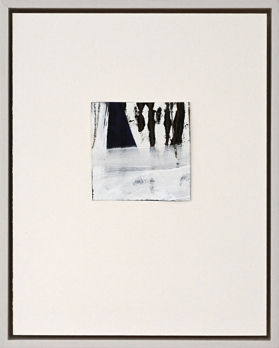 Memory 1#4, 20265,8 x 5,7 cm framed 20,6 x 16,5 cmMixed media on paper