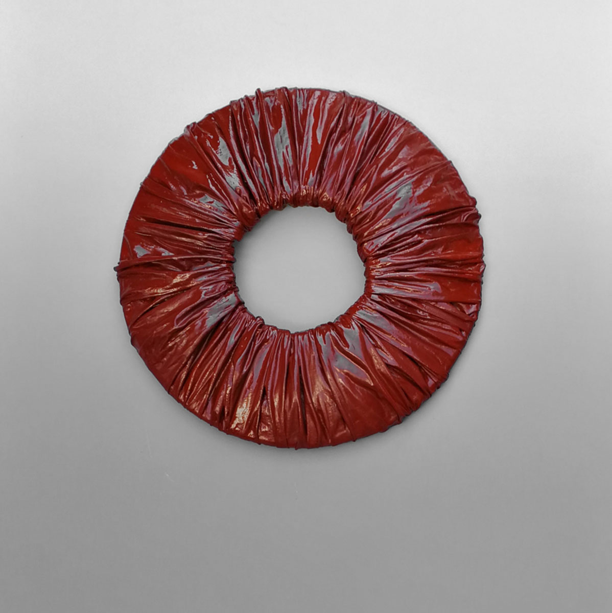 Untitled (Italien Red), 201850 x 50 x 15 cmMixed media, Pigment