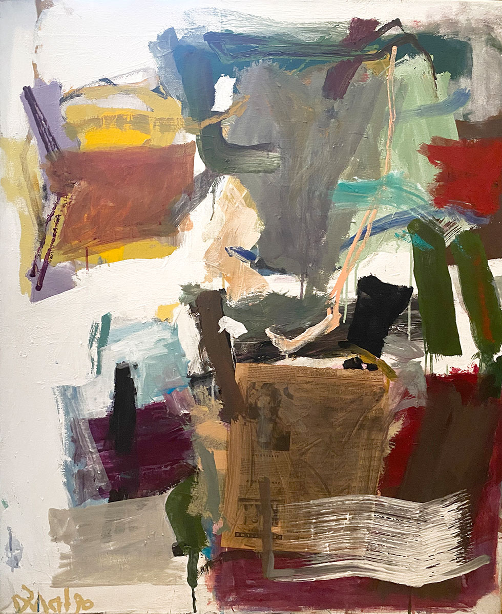 Ohne Titel, 1990120 x 98 cmAcryl auf Leinwand