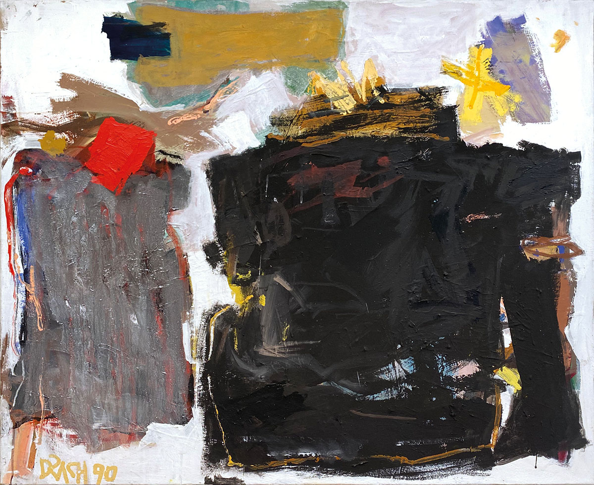 Ohne Titel, 199098 x 120 cmAcryl auf Leinwand