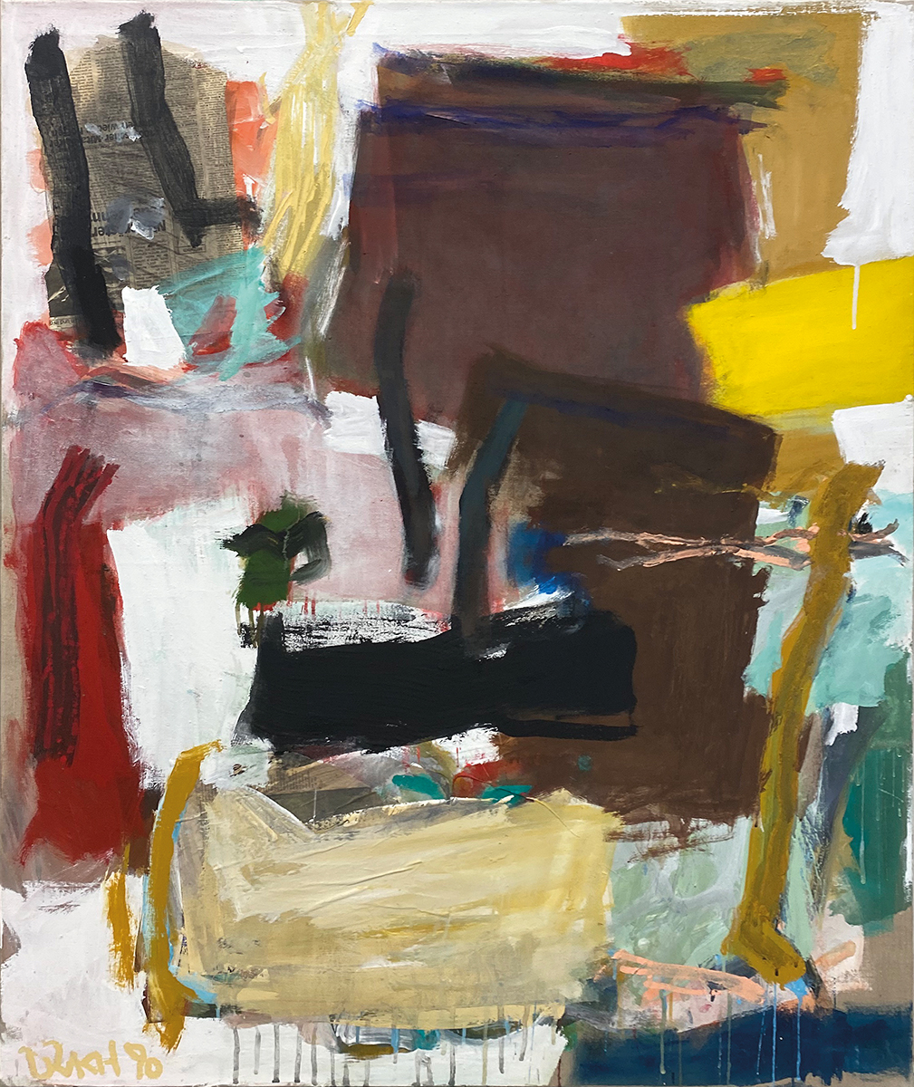 Ohne Titel, 1990120 x 96 cmAcryl auf Leinwand