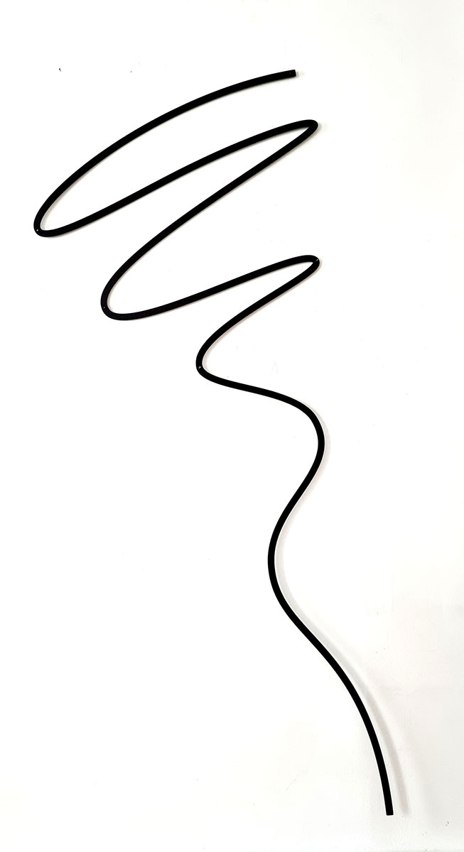 LINIE 2026, 200 x 100 x 1,8 cm; Stahl, pulverbeschichtet (schwarz)