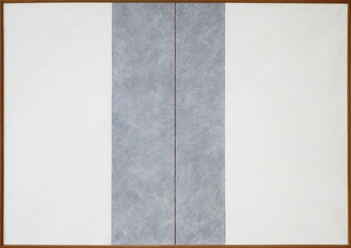 Symmetrie, 200671 x 101 cmGouache on canvas; framed