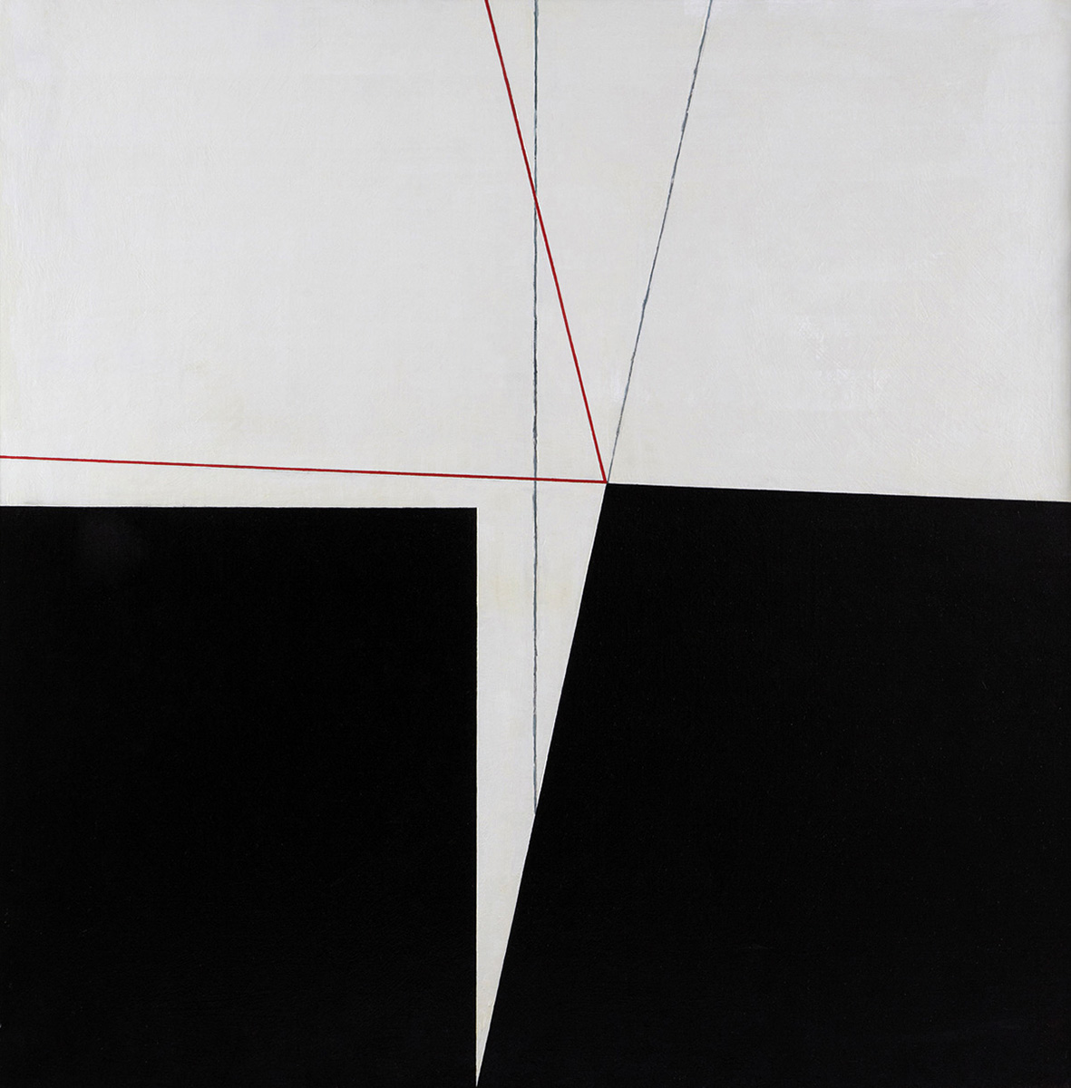 Struktur / Definition 2, 1971100 x 100 cmDispersion paint on Canvas; framed
